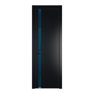 18 PE с вставкой из стекла зеркало blue Блэк с алюминиевой кромкой Черный