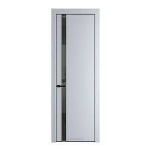 18 PE с вставкой из стекла зеркало grey Лайт Грей с алюминиевой кромкой Черный