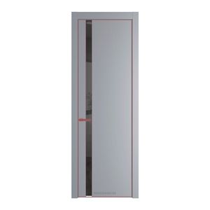 18 PE с вставкой из стекла зеркало grey Смоки с алюминиевой кромкой Красный антрацит