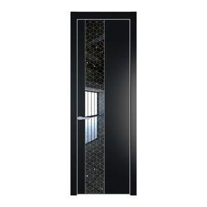 19 PE с вставкой из стекла лоран узор золото Блэк с алюминиевой кромкой Матовая