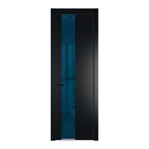19 PE с вставкой из стекла зеркало blue Блэк с алюминиевой кромкой Черный
