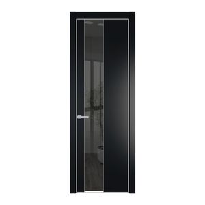 19 PE с вставкой из стекла зеркало grey Блэк с алюминиевой кромкой Матовая