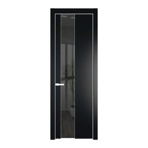 19 PE с вставкой из стекла зеркало grey Блэк с алюминиевой кромкой Вайт