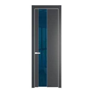 19 PE с вставкой из стекла зеркало blue Графит с алюминиевой кромкой Вайт