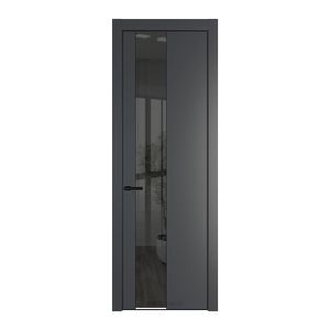 19 PE с вставкой из стекла зеркало grey Графит с алюминиевой кромкой Черный