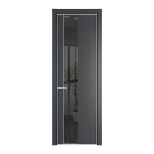 19 PE с вставкой из стекла зеркало grey Графит с алюминиевой кромкой Матовая