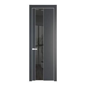 19 PE с вставкой из стекла зеркало grey Графит с алюминиевой кромкой Вайт