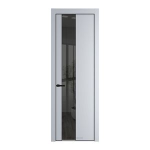 19 PE с вставкой из стекла зеркало grey Лайт Грей с алюминиевой кромкой Черный