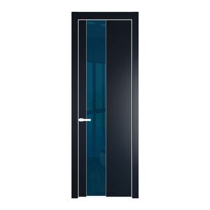 19 PE с вставкой из стекла зеркало blue Нэви Блу с алюминиевой кромкой Вайт
