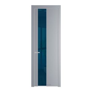 19 PE с вставкой из стекла зеркало blue Смоки с алюминиевой кромкой Матовая