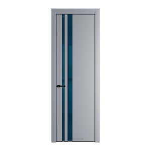 20 PE с вставкой из стекла зеркало blue Смоки с алюминиевой кромкой Черный