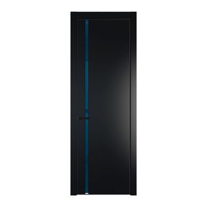21 PE с вставкой из стекла зеркало blue Блэк с алюминиевой кромкой Черный