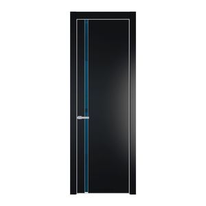 21 PE с вставкой из стекла зеркало blue Блэк с алюминиевой кромкой Матовая