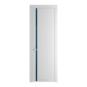 21 PE с вставкой из стекла зеркало blue Крем Вайт с алюминиевой кромкой Матовая