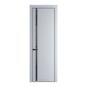 21 PE с вставкой из стекла зеркало grey Лайт Грей с алюминиевой кромкой Черный