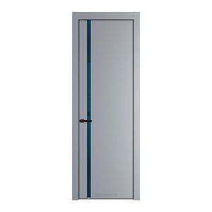 21 PE с вставкой из стекла зеркало blue Смоки с алюминиевой кромкой Черный