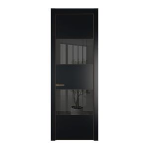 22 PE с вставкой из стекла зеркало grey Блэк с алюминиевой кромкой Деорэ