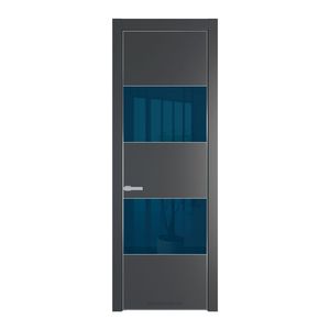 22 PE с вставкой из стекла зеркало blue Графит с алюминиевой кромкой Серебро
