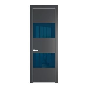 22 PE с вставкой из стекла зеркало blue Графит с алюминиевой кромкой Вайт