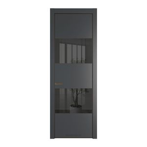 22 PE с вставкой из стекла зеркало grey Графит с алюминиевой кромкой Деорэ