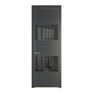 22 PE с вставкой из стекла зеркало grey Графит с алюминиевой кромкой Золото