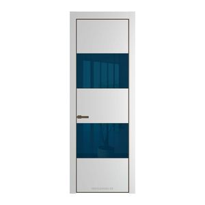 22 PE с вставкой из стекла зеркало blue Крем Вайт с алюминиевой кромкой Деорэ