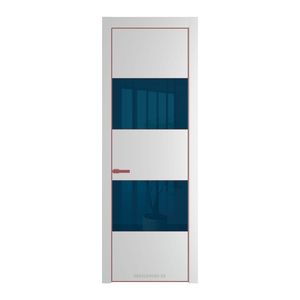 22 PE с вставкой из стекла зеркало blue Крем Вайт с алюминиевой кромкой Красный антрацит