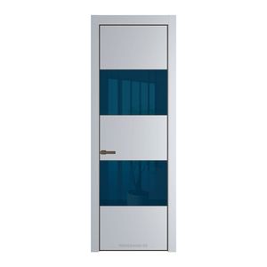 22 PE с вставкой из стекла зеркало blue Лайт Грей с алюминиевой кромкой Деорэ