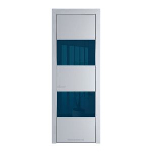 22 PE с вставкой из стекла зеркало blue Лайт Грей с алюминиевой кромкой Серебро