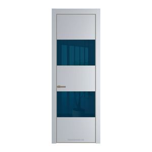 22 PE с вставкой из стекла зеркало blue Лайт Грей с алюминиевой кромкой Шампань