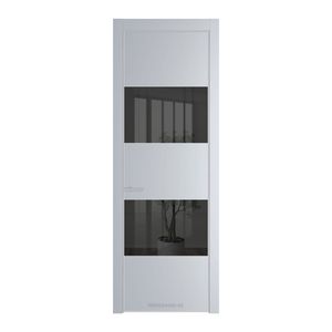 22 PE с вставкой из стекла зеркало grey Лайт Грей с алюминиевой кромкой Матовая