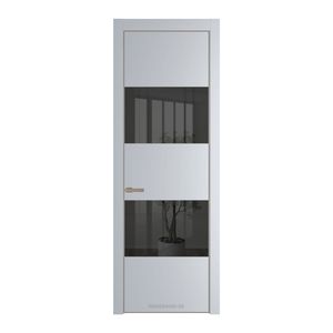 22 PE с вставкой из стекла зеркало grey Лайт Грей с алюминиевой кромкой Никель