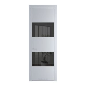 22 PE с вставкой из стекла зеркало grey Лайт Грей с алюминиевой кромкой Серебро