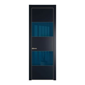 22 PE с вставкой из стекла зеркало blue Нэви Блу с алюминиевой кромкой Шампань