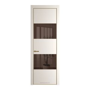 22 PE с вставкой из стекла зеркало bronze Перламутр белый с алюминиевой кромкой Золото