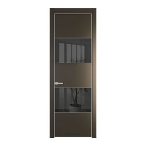 22 PE с вставкой из стекла зеркало grey Перламутр бронза с алюминиевой кромкой Матовая