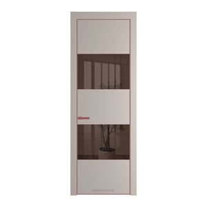 22 PE с вставкой из стекла зеркало bronze Сэнд с алюминиевой кромкой Красный антрацит