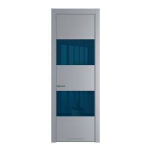 22 PE с вставкой из стекла зеркало blue Смоки с алюминиевой кромкой Зеленый воск