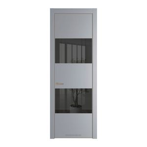 22 PE с вставкой из стекла зеркало grey Смоки с алюминиевой кромкой Никель