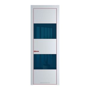 22 PE с вставкой из стекла зеркало blue Вайт с алюминиевой кромкой Красный антрацит