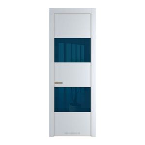 22 PE с вставкой из стекла зеркало blue Вайт с алюминиевой кромкой Никель