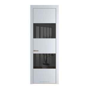 22 PE с вставкой из стекла зеркало grey Вайт с алюминиевой кромкой Никель