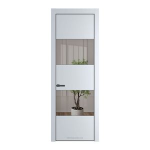 22 PE с вставкой из стекла зеркало Вайт с алюминиевой кромкой Серая Ночь