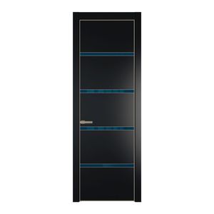 23 PE с вставкой из стекла зеркало blue Блэк с алюминиевой кромкой Никель