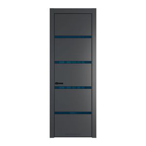 23 PE с вставкой из стекла зеркало blue Графит с алюминиевой кромкой Черный
