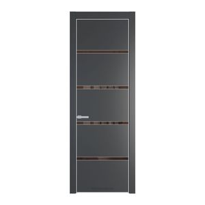 23 PE с вставкой из стекла зеркало bronze Графит с алюминиевой кромкой Матовая