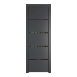 23 PE с вставкой из стекла зеркало grey Графит с алюминиевой кромкой Деорэ