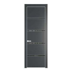 23 PE с вставкой из стекла зеркало grey Графит с алюминиевой кромкой Вайт