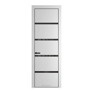 23 PE с вставкой из стекла зеркало grey Крем Вайт с алюминиевой кромкой Черный