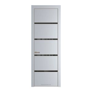 23 PE с вставкой из стекла зеркало grey Лайт Грей с алюминиевой кромкой Никель